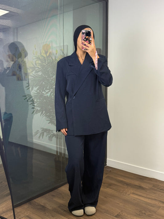 Ensemble blazer asymétrique