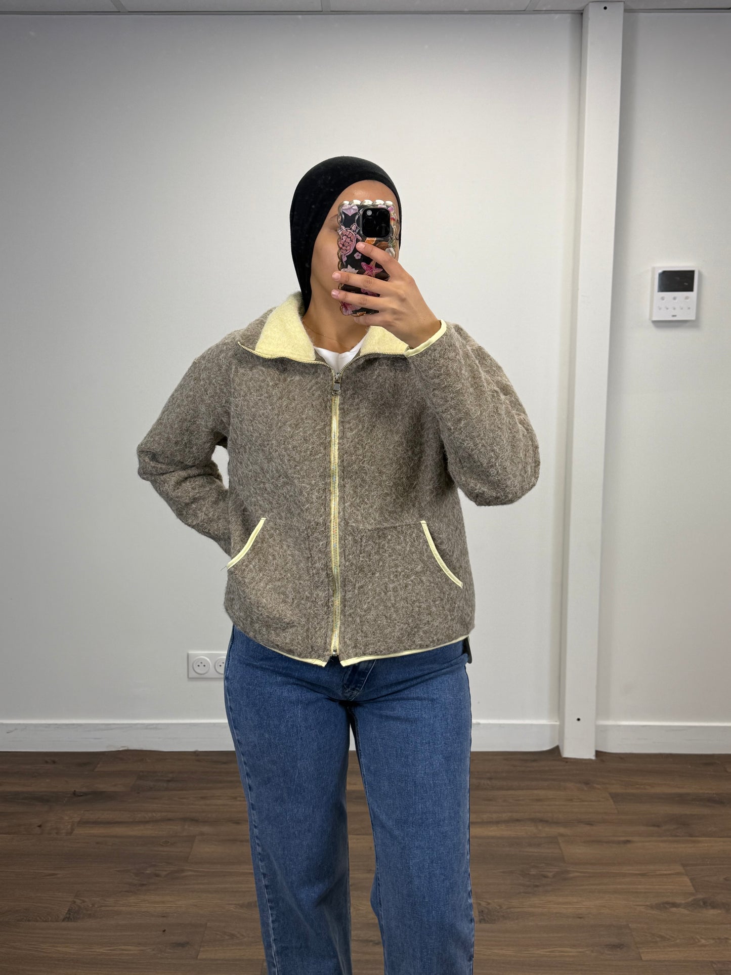 Gilet à col montant