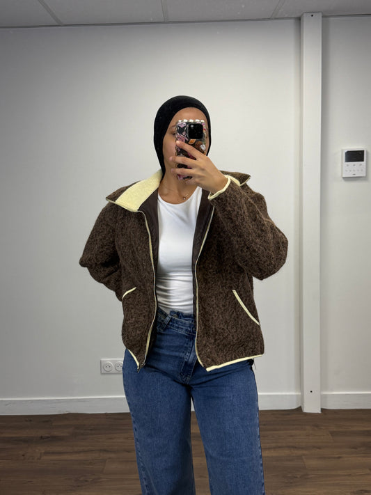 Gilet à col montant