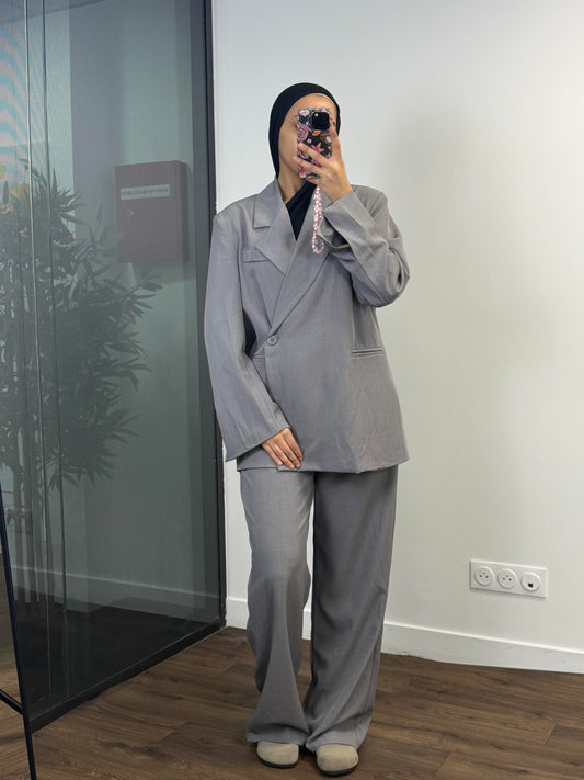 Ensemble blazer asymétrique