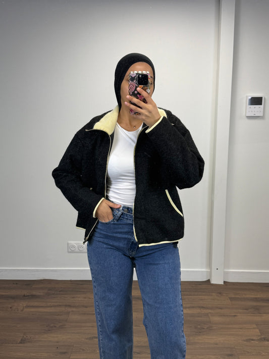 Gilet à col montant