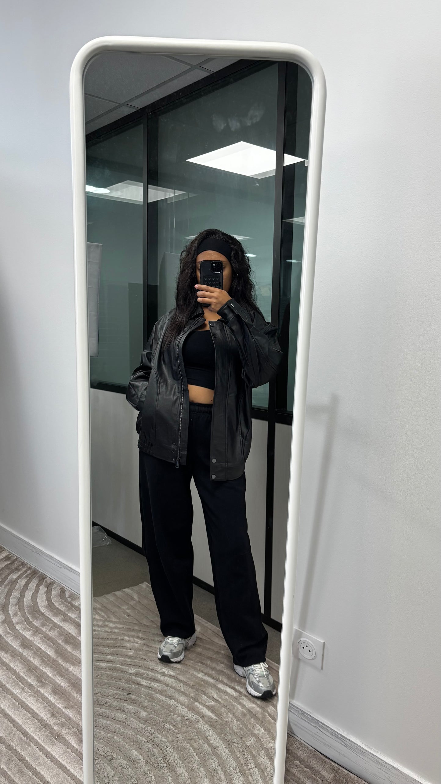 Veste simili cuir